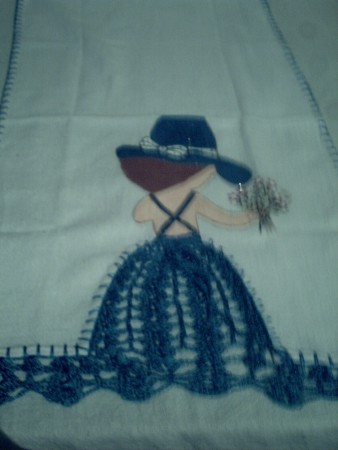 pano de prato boneca